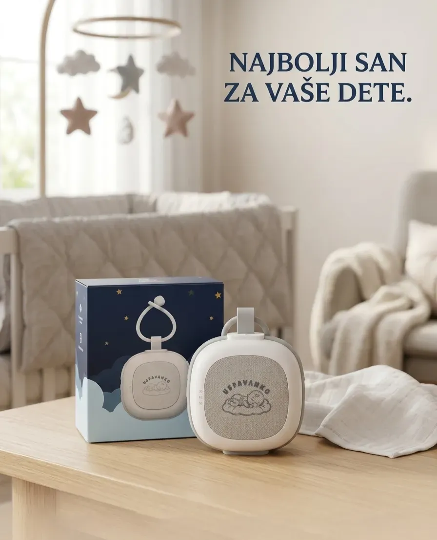 Uspavanko aparat za belu buku za bebe
